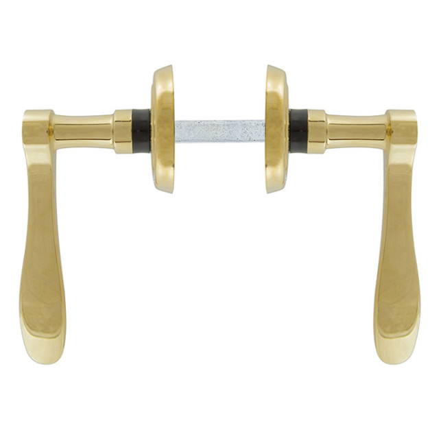 Ручка дверна Rostex Elegant WC 6 (72мм) 40-45 титан PVD матовий