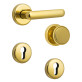 Ручка дверна Rostex Exclusive SNH55 PZ fix-mov Knob титан PVD