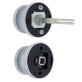 Ручка дверная Rostex Exclusive SNH55 PZ fix-mov Knob хром-сатин Ручка дверная Rostex Exclusive SNH55 PZ fix-mov Knob хром-сатин