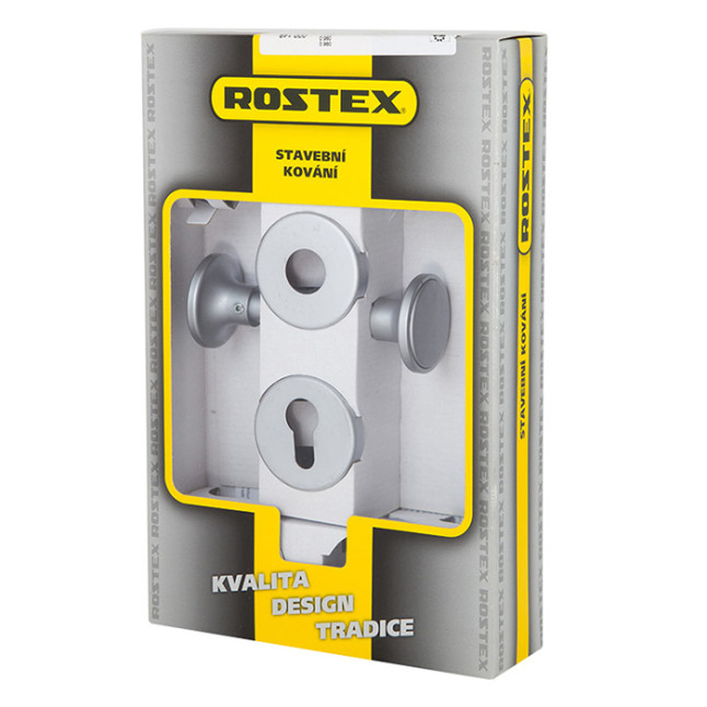 Ручка дверная Rostex Exclusive SNH55 PZ fix-mov Knob хром-сатин Ручка дверная Rostex Exclusive SNH55 PZ fix-mov Knob хром-сатин