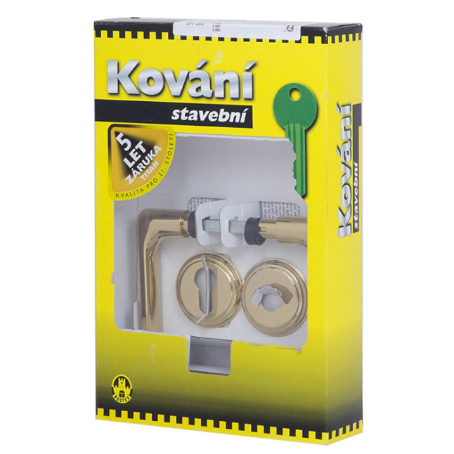 Ручка дверна Rostex Exclusive S55 PZ титан PVD