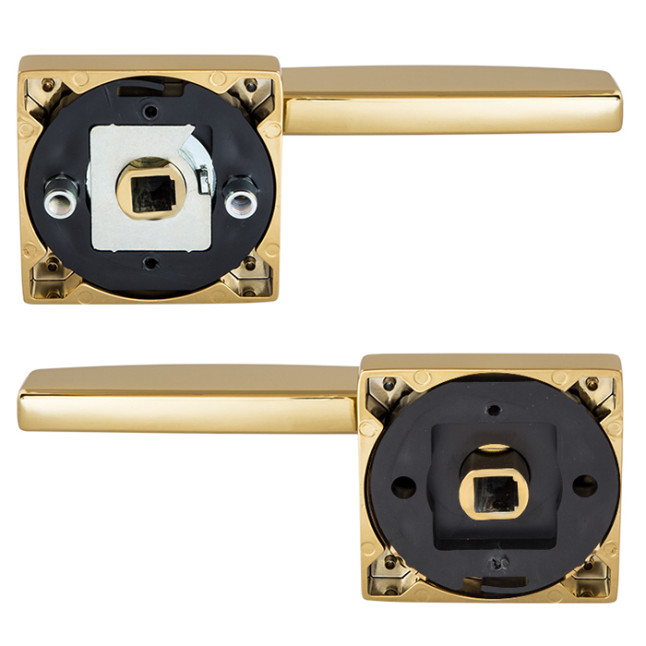 Ручка дверна Rostex Kira H56 WC титан PVD