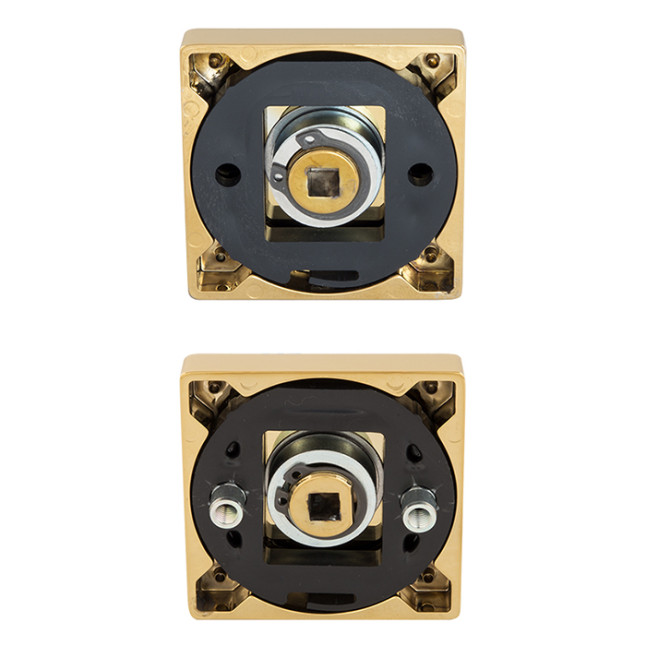 Ручка дверна Rostex Kira H56 WC титан PVD