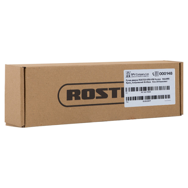 Ручка дверна Rostex Kira H56 fix-mov хром
