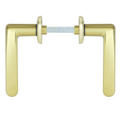 Ручка дверна Rostex Kredo WC 5 (72мм) титан PVD