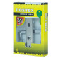Ручка дверна Rostex Kredo WC 5 (72мм) матовий хром