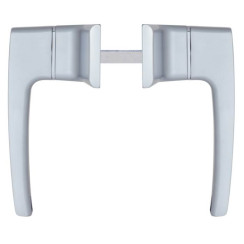 Ручка дверна Rostex Office WC 6 (85мм) хром-сатин Ручка дверна Rostex Office WC 6 (85мм) хром-сатин