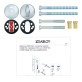 Накладка WC Abloy LH002 хром Накладка WC Abloy LH002 хром