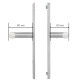 Ручка дверна Abloy Inoxi 3-19SS / 6-8 / 013 нержавіюча сталь матова