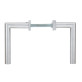 Ручка дверна Abloy Inoxi 3-19SS / 6-8 / 013 нержавіюча сталь матова