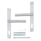 Ручка дверна Abloy Inoxi 3-19SS / 6-8 / 013 нержавіюча сталь матова