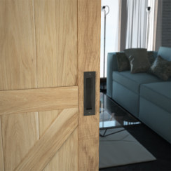 Ручка для раздвижных дверей Valcomp DESIGN LINE черный матовый (врезная) Ручка для раздвижных дверей Valcomp DESIGN LINE черный матовый (врезная)