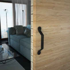 Ручка дверная Valcomp DESIGN LINE черный матовый Ручка дверная Valcomp DESIGN LINE черный матовый