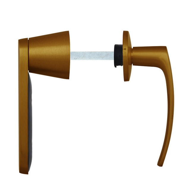 Ручка дверная Abloy Domus 12 Ms/APR красная бронза Ручка дверная Abloy Domus 12 Ms/APR красная бронза