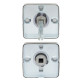 Накладка WC Rostex H50 SQUARE нержавеющая сталь матовая