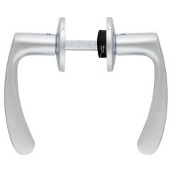 Ручка дверная Abloy 19/002 Interia Ms/MCr матовый хром Ручка дверная Abloy 19/002 Interia Ms/MCr матовый хром
