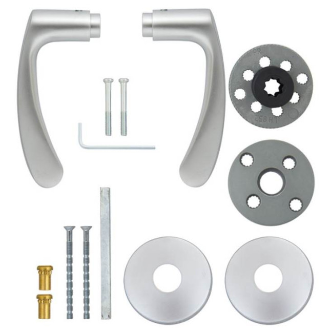 Ручка дверна Abloy 19/002 Interia Ms / MCr матовий хром