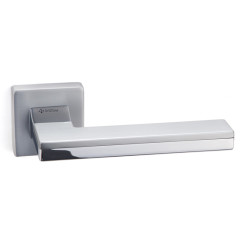 Ручка дверна SYSTEM LARISSA 100 CBM-CR / CBM матовий хром - хром Ручка дверна SYSTEM LARISSA 100 CBM-CR / CBM матовий хром - хром