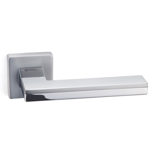 Ручка дверная SYSTEM LARISSA 100 CBM-CR/CBM матовый хром - хром Ручка дверная SYSTEM LARISSA 100 CBM-CR/CBM матовый хром - хром
