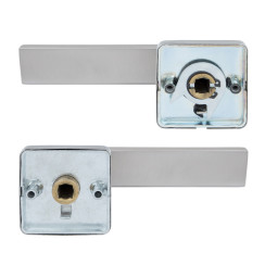 Ручка дверная Rostex Ravena H53 матовая нержавеющая сталь Ручка дверная Rostex Ravena H53 матовая нержавеющая сталь