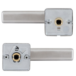 Ручка дверная Rostex Savona H53 матовая нержавеющая сталь Ручка дверная Rostex Savona H53 матовая нержавеющая сталь