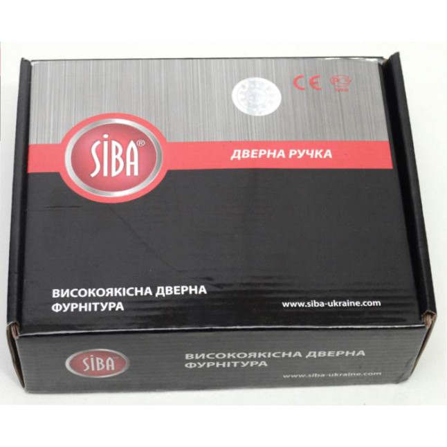 Ручка дверная Siba Saturn Z460 22 07 мат.хром/хром Ручка дверная Siba Saturn Z460 22 07 мат.хром/хром