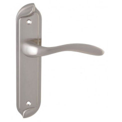 Ручка дверная Siba Venice Z020K 22 22 (высота 196 мм) матовый никель