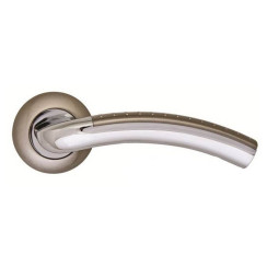 Ручка дверная Siba Bari Z050 22 07 матовый никель/хром Ручка дверная Siba Bari Z050 22 07 матовый никель/хром