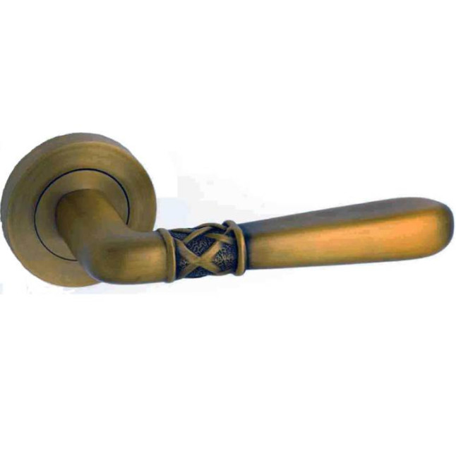 Ручка дверная Oro&Oro 039-16E MAB Матовая античная бронза Ручка дверная Oro&Oro 039-16E MAB Матовая античная бронза