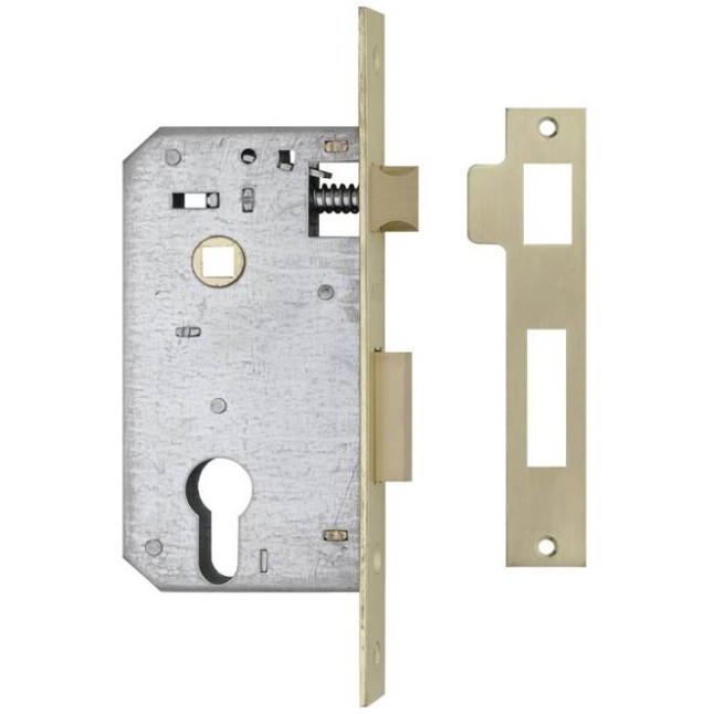 Корпус замка Siba 10037/D BP полированная латунь Корпус замка Siba 10037/D BP полированная латунь