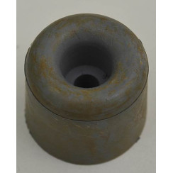 Стопор дверной Gerda d34h28 серый/коричневый