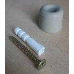 Стопор дверной Gerda d34h28 бежевый