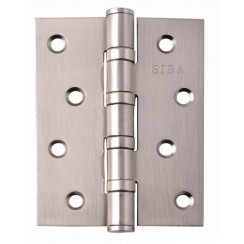 Петля дверная карточная Siba 4BB (100x75x3 мм) SN матовый никель