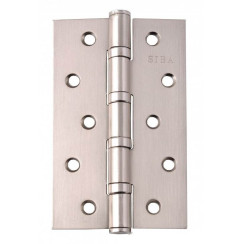 Петля дверная карточная Siba 4BB (125x75x3 мм) SN матовый никель Петля дверная карточная Siba 4BB (125x75x3 мм) SN матовый никель