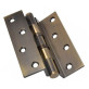 Петля дверна карткова Siba 2BB (100x75x3 мм) AB CRANK антична бронза