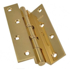 Петля дверная карточная Siba 2BB (100x75x3 мм) ВP CRANK полированная латунь