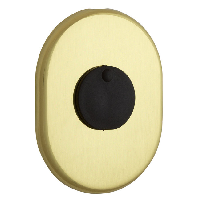 Декоративная накладка Disec KT088 Matrix Oval латунь