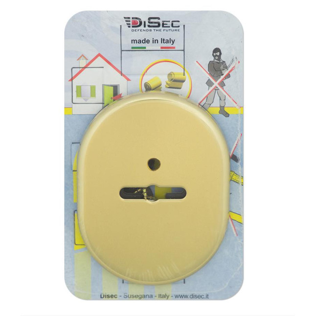 Декоративная накладка Disec KT088 Matrix Oval латунь