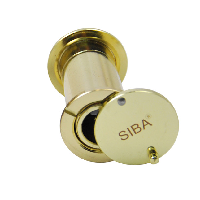 Глазок дверной Siba D26 (60-100 мм) PB латунь полированная