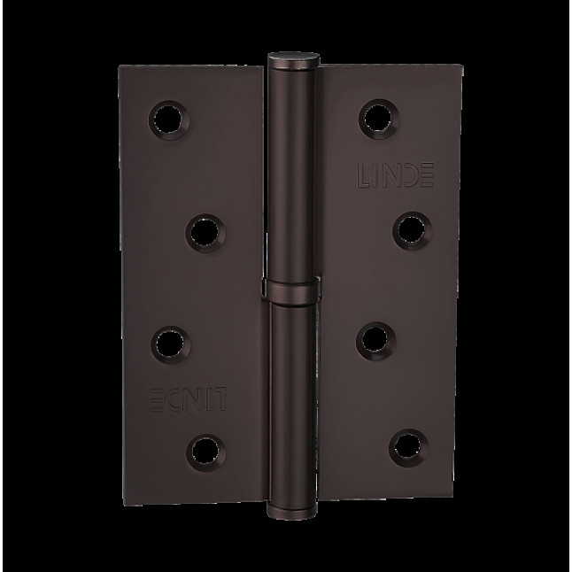Петля дверная карточная MVM Linde H-100R MBN матовая античная сталь