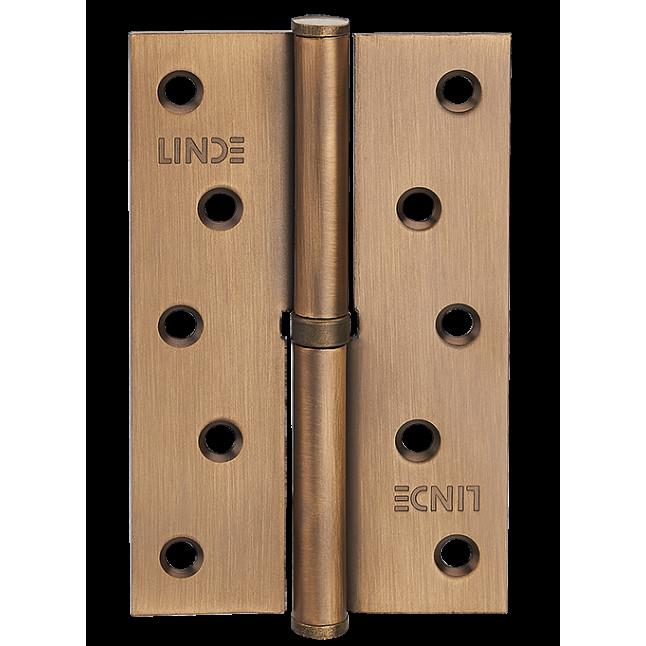 Петля дверная карточная MVM Linde H-120L MACC матовая бронза