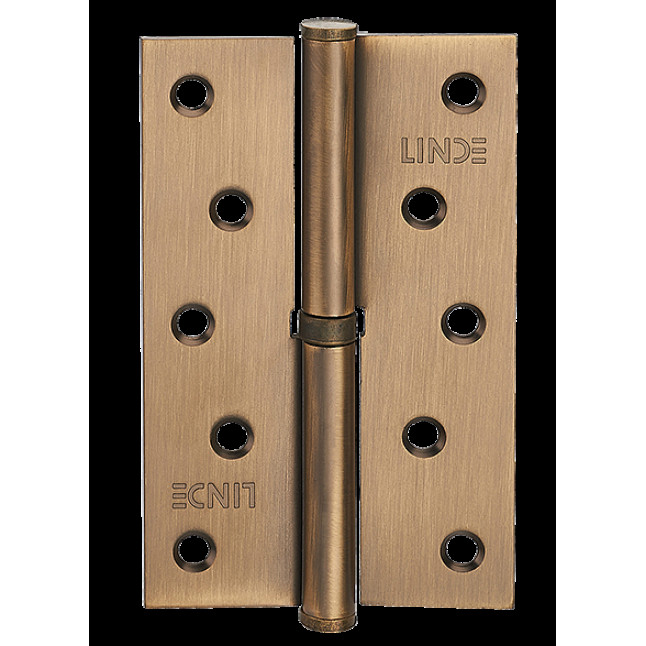 Петля дверна карткова MVM Linde H-120R MACC матова бронза