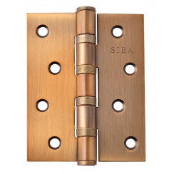 Петля дверная карточная Siba 4BB (100x75x3 мм) CF матовый кофе