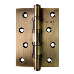 Петля дверная карточная Siba 4BB (100x75x3 мм) AB античная бронза