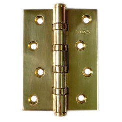 Петля дверная карточная Siba 4BB (100x75x3 мм) BP полированная латунь