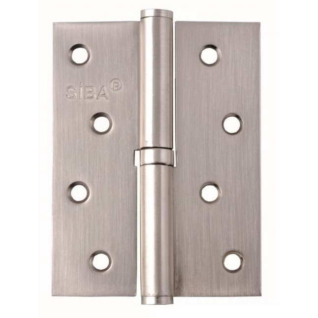 Петля дверна карткова Siba 1BB (125x75x2.5 мм) SN матовий нікель