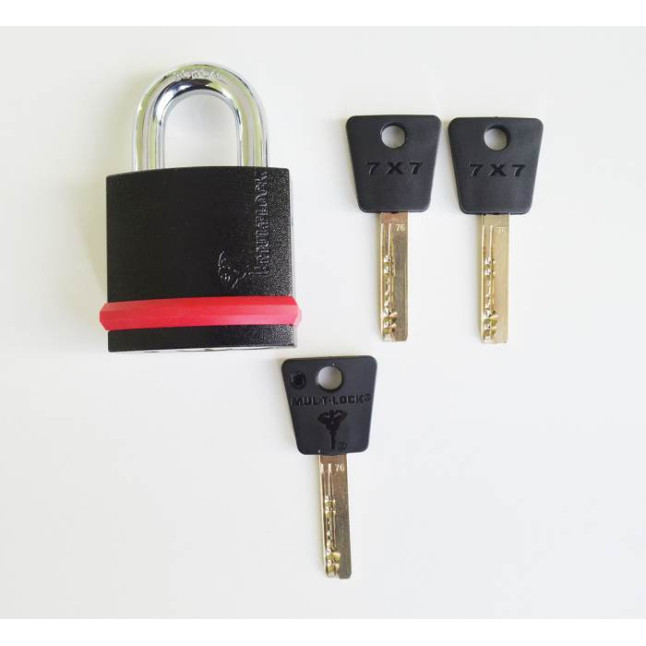 Замок навесной Mul-t-lock NE10G 7x7 0767 3DND77 Замок навесной Mul-t-lock NE10G 7x7 0767 3DND77