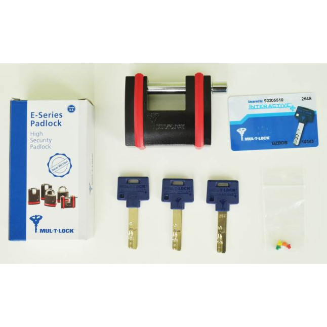 Замок навесной Mul-t-lock SBNE12 Interactive+ 264S+ 3DND3D Замок навесной Mul-t-lock SBNE12 Interactive+ 264S+ 3DND3D