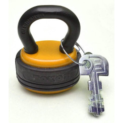 Замок навесной Tokoz Hercules TK11 M дисковый желтый