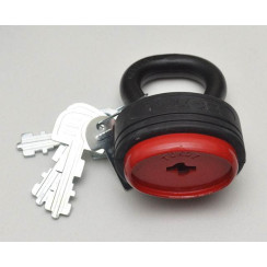 Замок навесной Tokoz Hercules TK11 M дисковый красный Замок навесной Tokoz Hercules TK11 M дисковый красный